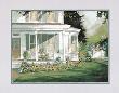 Screened In Porch With Garden by Steve Zazenski Limited Edition Print
