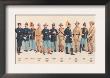 Uniforms: 4 Cavalry, 2 Engineers, 1 Hospital, 2 Staff, 2 Signal Corps, 1899 by Arthur Wagner Limited Edition Pricing Art Print