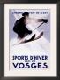 Sports D'hiver Dans Les Vosges by Lucien Serre Limited Edition Pricing Art Print