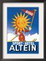 Sport Hotel Altein: Sun-Headed Skier by Seiler Limited Edition Pricing Art Print