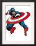 Captain America V4, #27 Cover: Captain America by Dave Johnson Limited Edition Pricing Art Print