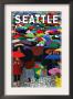 Umbrellas - Seattle, Wa, C.2009 by Lantern Press Limited Edition Pricing Art Print
