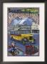 Skagway, Alaska Town View Montage, C.2009 by Lantern Press Limited Edition Print