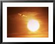 Airplane Flying Above Clouds Into Sun by Peter Walton Limited Edition Print