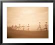 Group Of People In White Running On Beach by Brian Drake Limited Edition Print