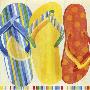 Colorful Flip Flops by Mary Escobedo Limited Edition Pricing Art Print