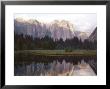 Lake With Reflection Of Forest And Mountains by Fogstock Llc Limited Edition Print