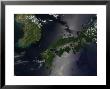 North And South Korea (Upper Left) As Well As The Japanese Island Of Shikoku by Stocktrek Images Limited Edition Print