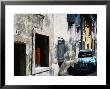 Citroen Dcv Car Parked In Street, France by Rodney Hyett Limited Edition Print