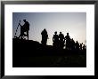 Silhouette Of Gandhi Family Memorial by Orien Harvey Limited Edition Print