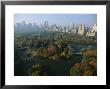 Central Park's Bethesda Fountain And The Manhattan Skyline by Melissa Farlow Limited Edition Print