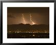 Lightning Bolt Strikes Out Of A Typical Monsoonal Lightning Storm, Tucson, Arizona by Mike Theiss Limited Edition Print