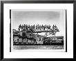 Men Of Us Army Easily Standing On Barrel Of Mammoth 274 Mm Railroad Gun During Wwii by Pat W. Kohl Limited Edition Print