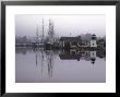 Scenic Harbor View With Masted Ships And Buildings Reflected In Placid Waters At Mystic Seaport by Alfred Eisenstaedt Limited Edition Print