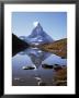 The Matterhorn, 4478M, From The East, Over Riffel Lake, Swiss Alps, Switzerland by Ursula Gahwiler Limited Edition Print
