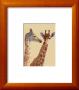 Close-Up Of Wooden Toy Giraffes by Noelle Triaureau Limited Edition Print