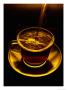 Close View Of Coffee Being Poured Into A Glass Cup by Sam Abell Limited Edition Pricing Art Print