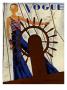 Vogue Cover - June 1931 by Jean Pages Limited Edition Print