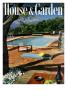 House & Garden Cover - July 1957 by Georges Braun Limited Edition Print