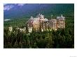 Banff Springs Hotel, Dusk, Banff National Park, Canada by David Tomlinson Limited Edition Print