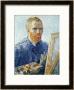 Self Portrait In Front Of Easel by Vincent Van Gogh Limited Edition Pricing Art Print