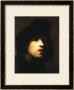 Portrait Of The Artist, Head And Shoulders, In A Black Beret And A Gorget by Rembrandt Van Rijn Limited Edition Print