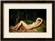Sleeping Nymph, 1850 by Theodore Chasseriau Limited Edition Print