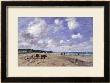 The Beach At Tourgeville, 1893 by Eugã¨Ne Boudin Limited Edition Print
