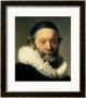Portrait Of Johannes Uyttenbogaert by Rembrandt Van Rijn Limited Edition Print