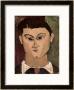 Portrait Of The Painter Moise Kisling by Amedeo Modigliani Limited Edition Print