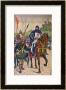 Departing For The Crusades, Illustration From Histoire De France By Jules Michelet Circa 1900 by Louis Bombled Limited Edition Pricing Art Print