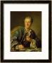 Portrait Of Denis Diderot (1713-84) 1767 by Louis-Michel Van Loo Limited Edition Print