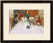 The Evening Meal by Carl Larsson Limited Edition Pricing Art Print