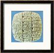 Accounts Table With Cuneiform Script, Circa 2400 Bc by Mesopotamian Limited Edition Print