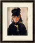 Berthe Morisot With A Bouquet Of Violets, 1872 by Edouard Manet Limited Edition Print