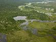 Aerial View Of The Savute Region Of The Okavango Delta by Beverly Joubert Limited Edition Print