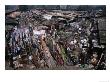 Overhead Of Laundry Hanging At Dhobi Ghats, Mumbai, India by Dennis Johnson Limited Edition Print