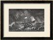 Kraken Attacking A Sailing Vessel During A Storm by E. Etherington Limited Edition Print