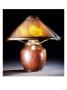 A 'Red Warty' Copper And Mica Table Lamp, 1920 by Dirk Van Erp Limited Edition Print