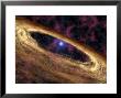 This Artist's Concept Depicts A Type Of Dead Star Called A Pulsar And The Surrounding Disk by Stocktrek Images Limited Edition Pricing Art Print