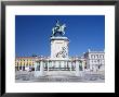 Statue Of Dom Jose I, Praca Do Comercio, Lisbon, Portugal by Marco Simoni Limited Edition Print