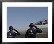 U.S. Air Force Senior Airmen Salute The Captain During Sentry Eagle, August 11, 2007 by Stocktrek Images Limited Edition Print