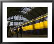 Train At Central Station, Amsterdam, Netherlands by Keren Su Limited Edition Print