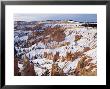 Snow And Hoodoos From Sunrise Point, Bryce Canyon National Park, Utah by James Hager Limited Edition Print