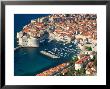 Aerial View Of Medieval Walled City, Dubrovnik, Croatia by Lisa S. Engelbrecht Limited Edition Print