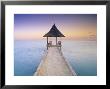 Pier, Maldives, Indian Ocean by Peter Adams Limited Edition Print
