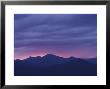 The Setting Sun Drops Behind The Adirondack's Mount Marcy by Michael Melford Limited Edition Print
