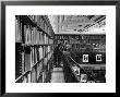 Man Reading Book Among Shelves On Balcony In New York Public Library by Alfred Eisenstaedt Limited Edition Pricing Art Print