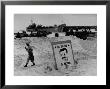 Imposing Sign Placed On Beach By Defending Troops, Copied From Article On George Orwell's 1984 by Francis Miller Limited Edition Pricing Art Print