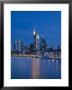 Financial District And Main River, Frankfurt-Am-Main, Hessen, Germany by Walter Bibikow Limited Edition Print
